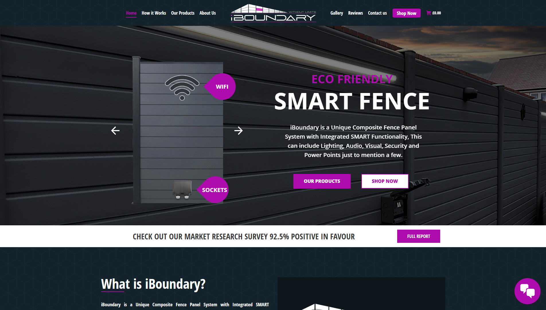 iBoundary website screenshot